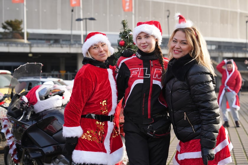 Przejazd Moto Mikołajów przez Wrocław, 07.12.2024