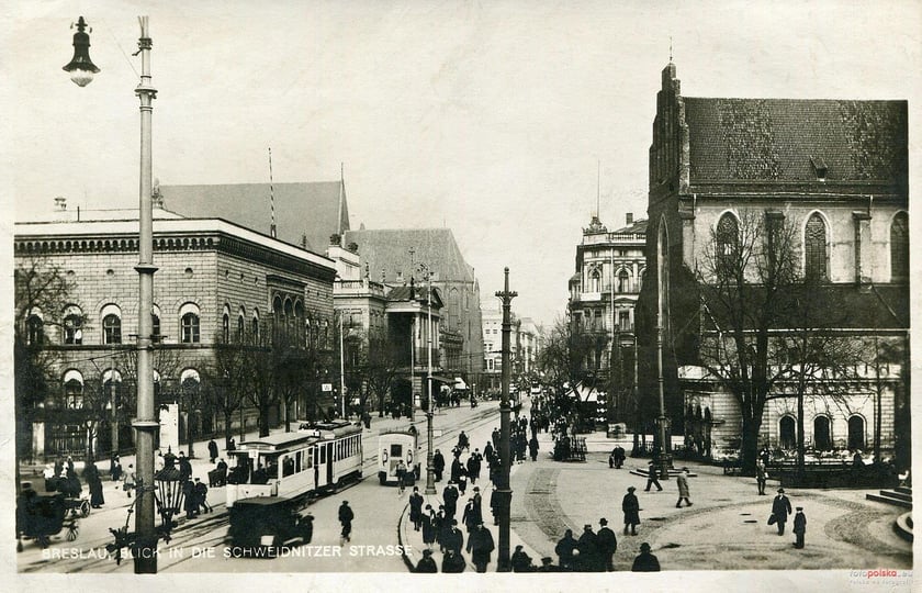 Ulica Świdnicka we Wrocławiu przed II wojną światową
