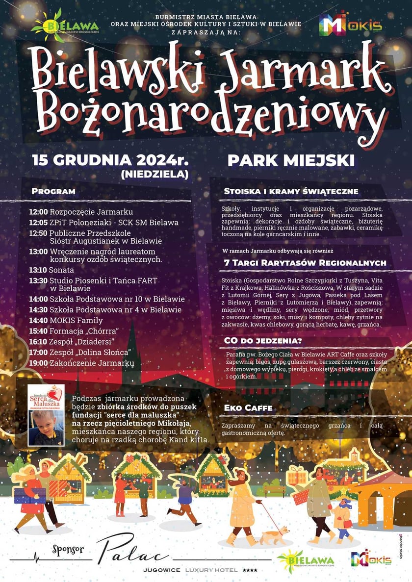 Jarmark w  Bielawie, 15 grudnia, godz. 12-19