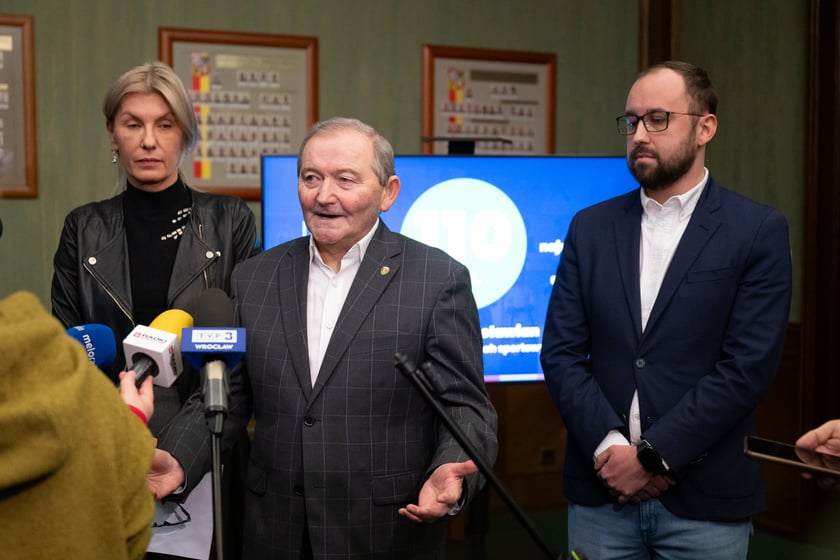Miejskie dofinansowanie sportu dzieci i młodzieży - konferencja prasowa 16.12.2024 r.