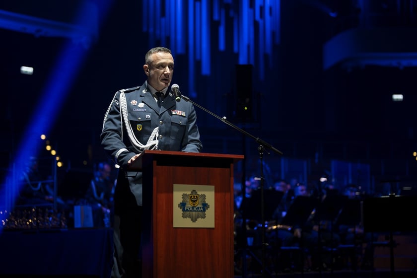 Koncert jubileuszowy Orkiestry Komendy Wojewódzkiej Policji we Wrocławiu w Narodowym Forum Muzyki we Wrocławiu