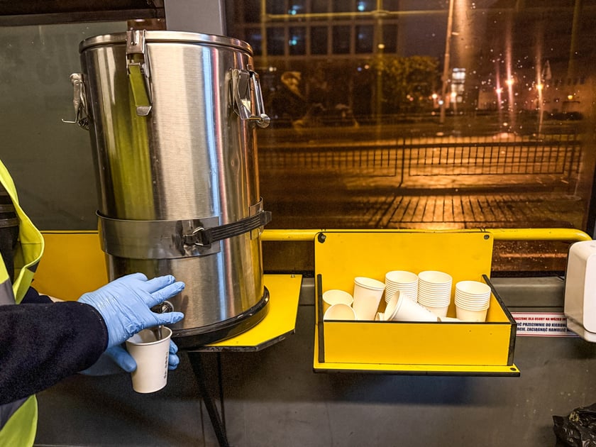 W Streetbusie można się napić herbaty