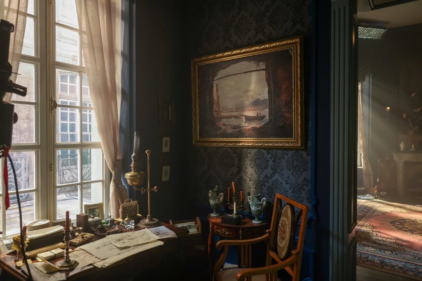 Plan filmu "Chopin, Chopin!" we Wrocławskiej Wytwórni Filmowej