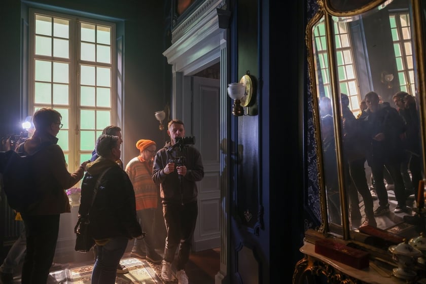 Plan filmu "Chopin, Chopin!" we Wrocławskiej Wytwórni Filmowej