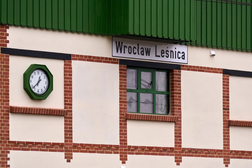 Nastawnia stacji Wrocław Leśnica (grudzień 2024)