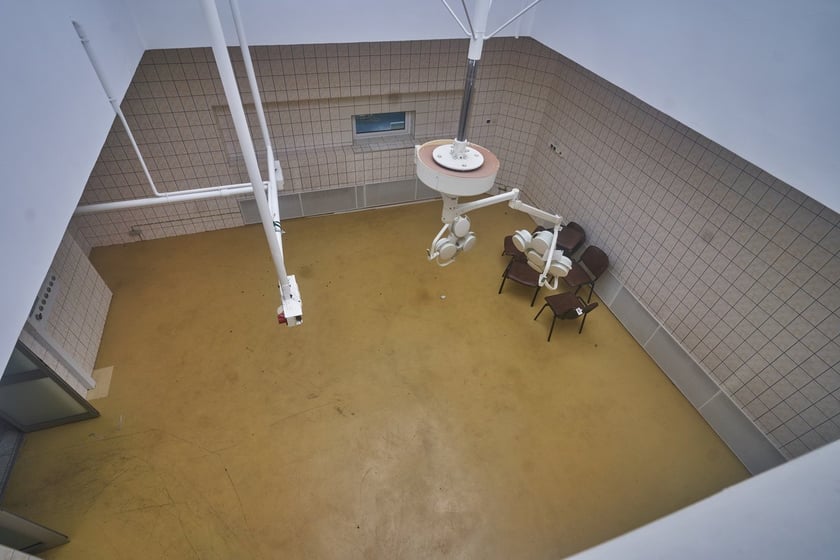 Wnętrza dawnej Kliniki Chururgii Uniwersytetu Medycznego we Wrocławiu