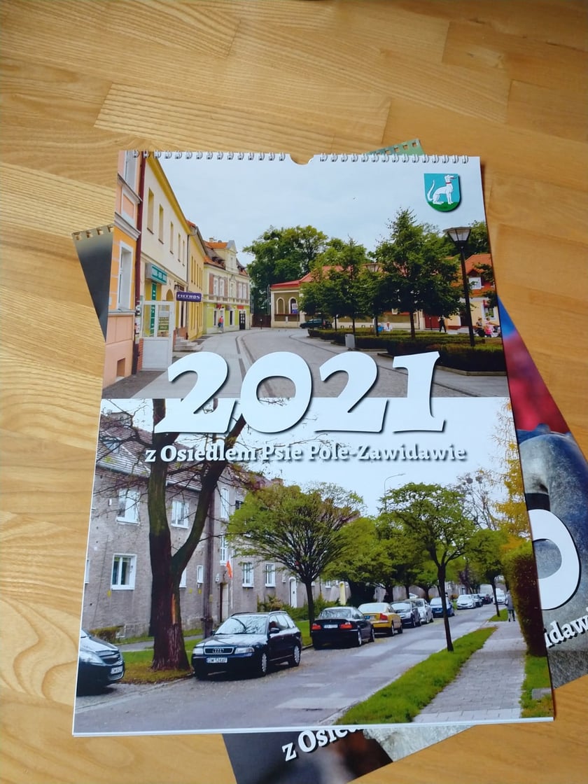 Kalendarz z osiedla Psie Pole-Zawidawie