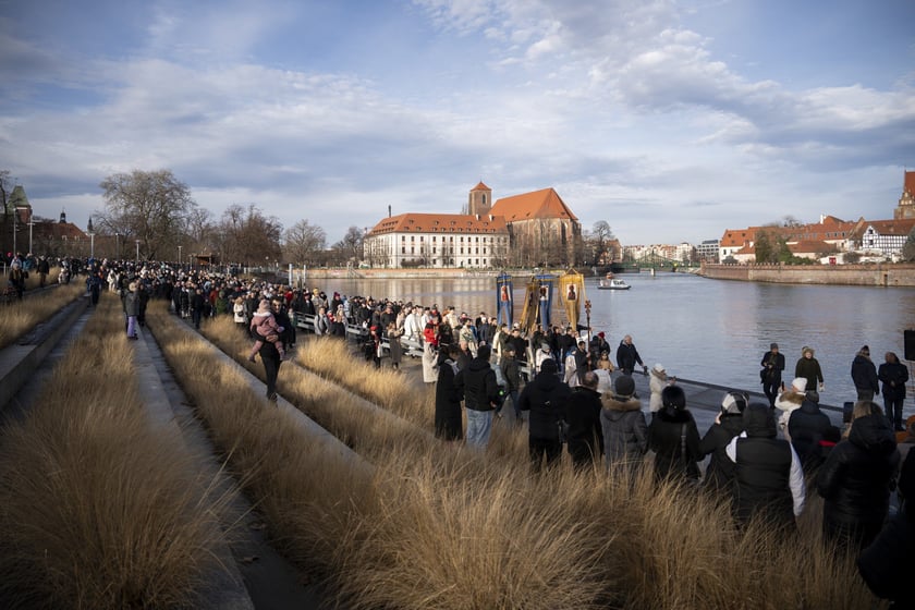 Święto Jordan w dniu Objawienia Pańskiego (6 stycznia 2024) we Wrocławiu
