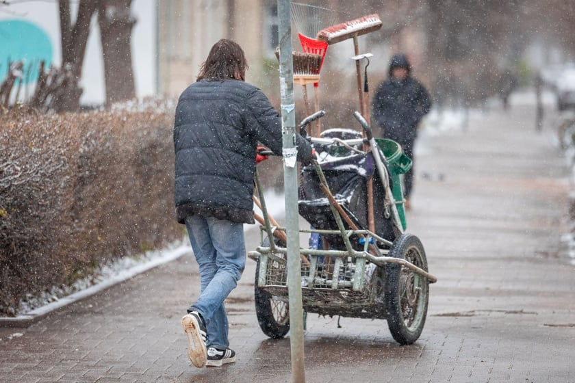 Śnieg we Wrocławiu, 11.01.2025