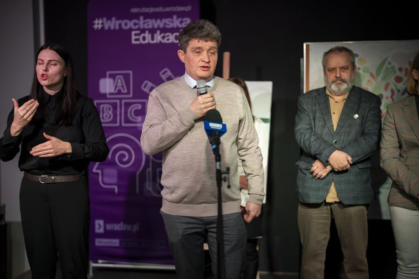 Wegetariańskie dania we wrocławskich placówkach oświatowych - inauguracja programu, 15.01.2025 r.