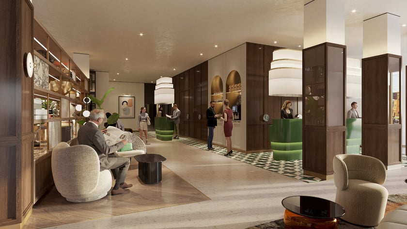 Wizualizacja wnętrza Movenpick Grand Hotel Wrocław