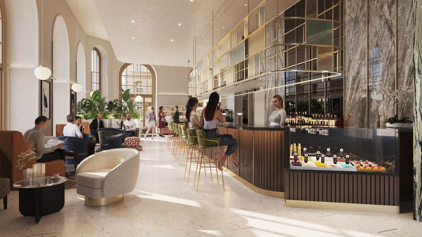 Wizualizacja wnętrza Movenpick Grand Hotel Wrocław