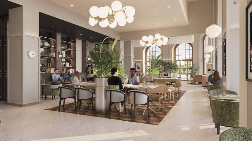 Wizualizacja wnętrza Movenpick Grand Hotel Wrocław