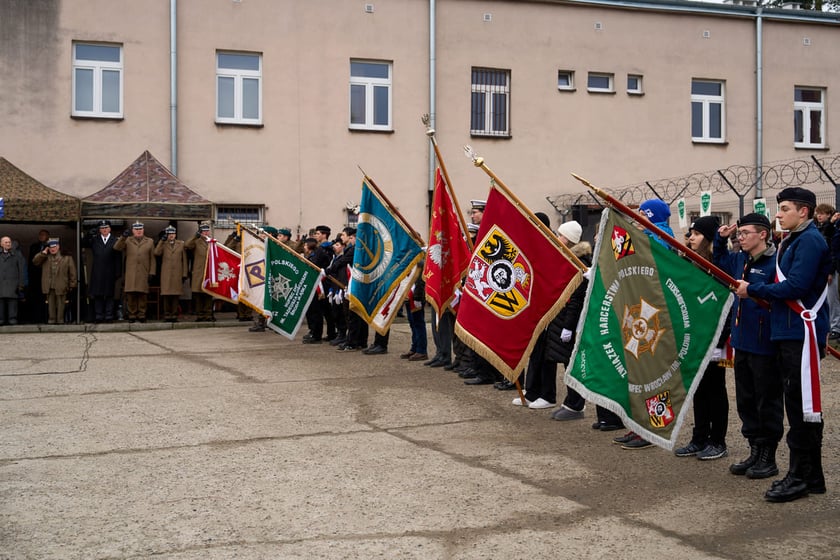 Uroczystości upamiętniające ofiary marszu śmierci. Wrocław, Leśnica, 23.01.2025