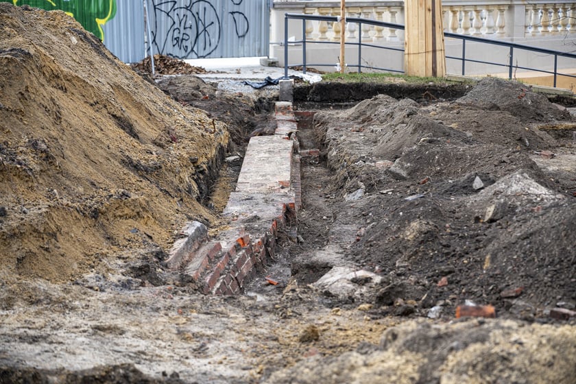Bastion Sakwowy w remoncie, 23 stycznia 2025 roku (etap II)