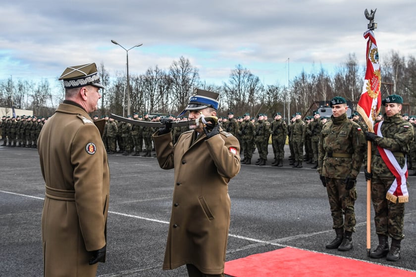 Uroczystość przekazania obowiązk&oacute;w dow&oacute;dcy 10 Wrocławskiej Brygady Łączności. Wrocław, 29.01.2025&nbsp;
