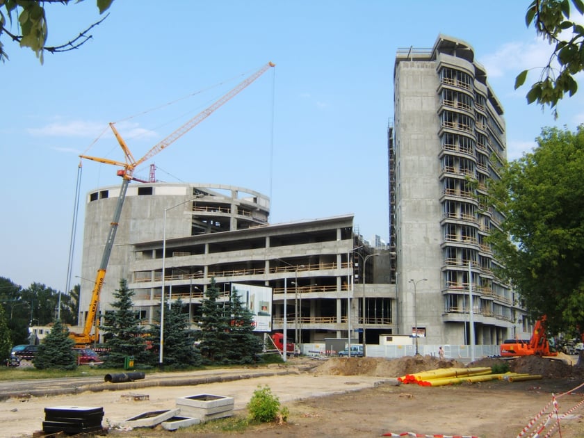 Budowa Arkad Wrocławskich