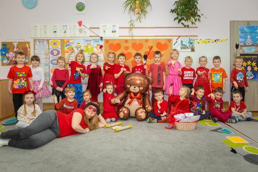 Walentynki w Przedszkolu nr 149 „Tęczowa Polanka” we Wrocławiu - 14.02.2025 r.