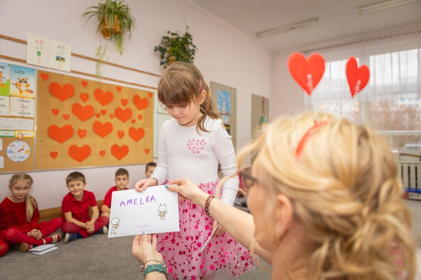 Walentynki w Przedszkolu nr 149 „Tęczowa Polanka” we Wrocławiu - 14.02.2025 r.
