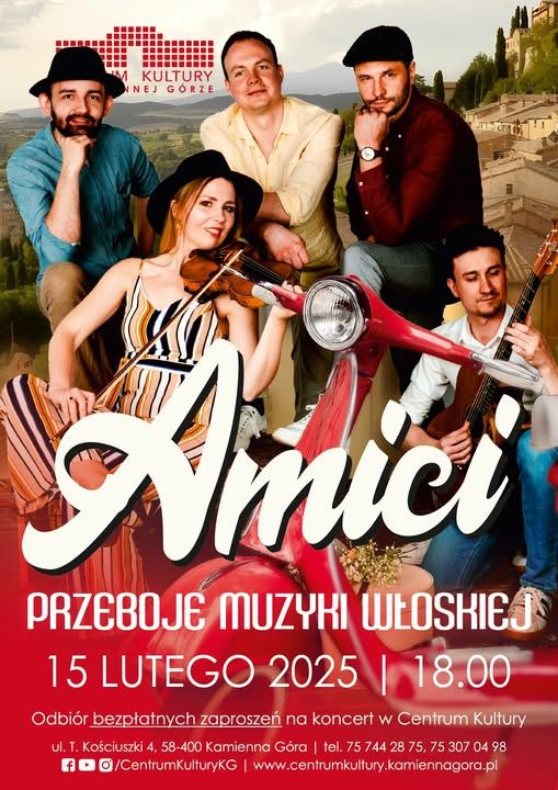 Program koncertu w Kamiennej Górze