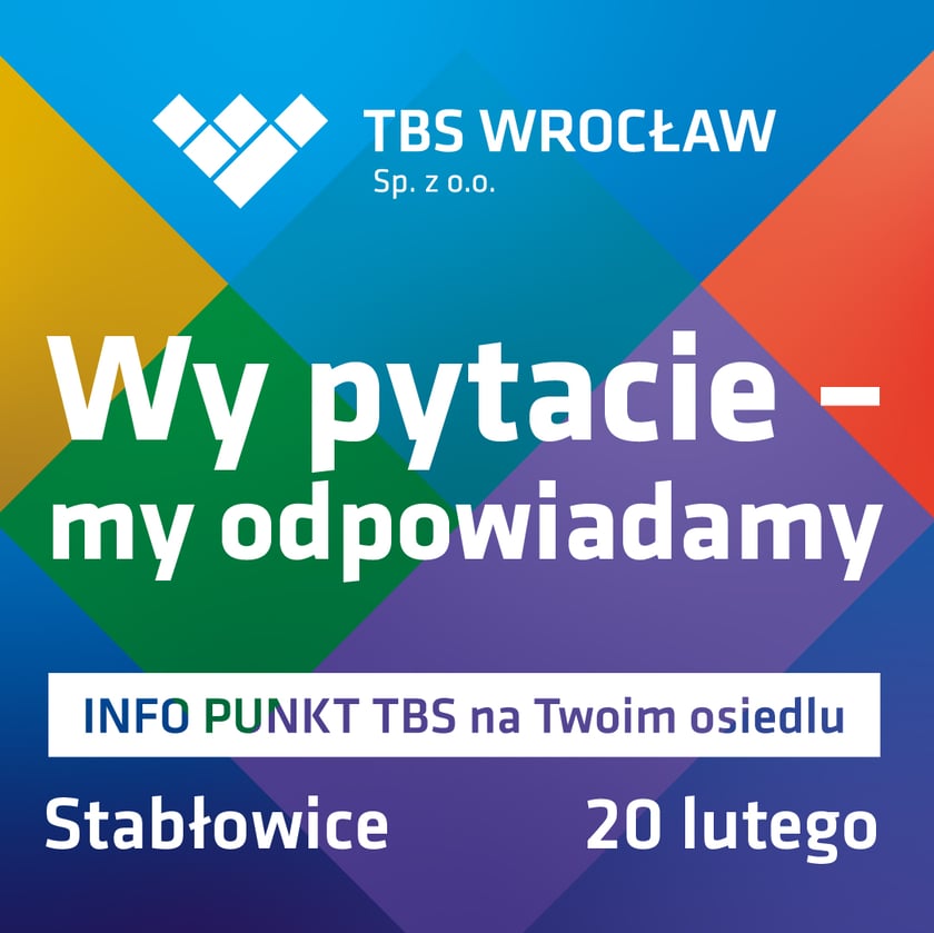 Powiększ obraz: Pierwsze z serii spotkań zaplanowano w czwartek na osiedlu Stabłowice, jednym z największych w zasobie wrocławskiej spółki, gdzie znajduje się blisko 1100 mieszkań.