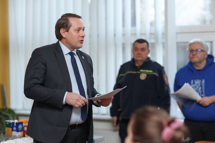 Spotkanie mieszkańc&oacute;w i RO Powstańc&oacute;w Śląskich z przedstawicielami miasta. Pierwszy z lewej wiceprezydent Michał&nbsp;Młyńczak