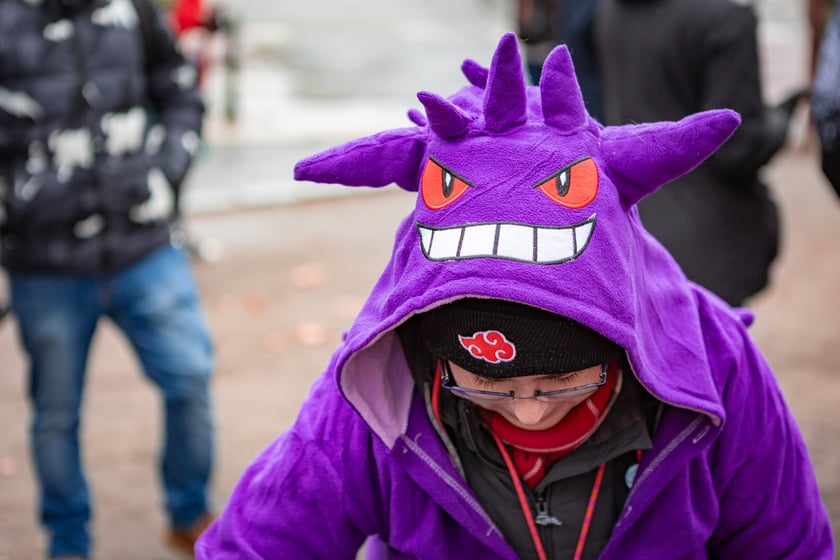 Gra Pokemon Go Tour Park w parku Słowackiego we Wrocławiu (1 marca 2025)