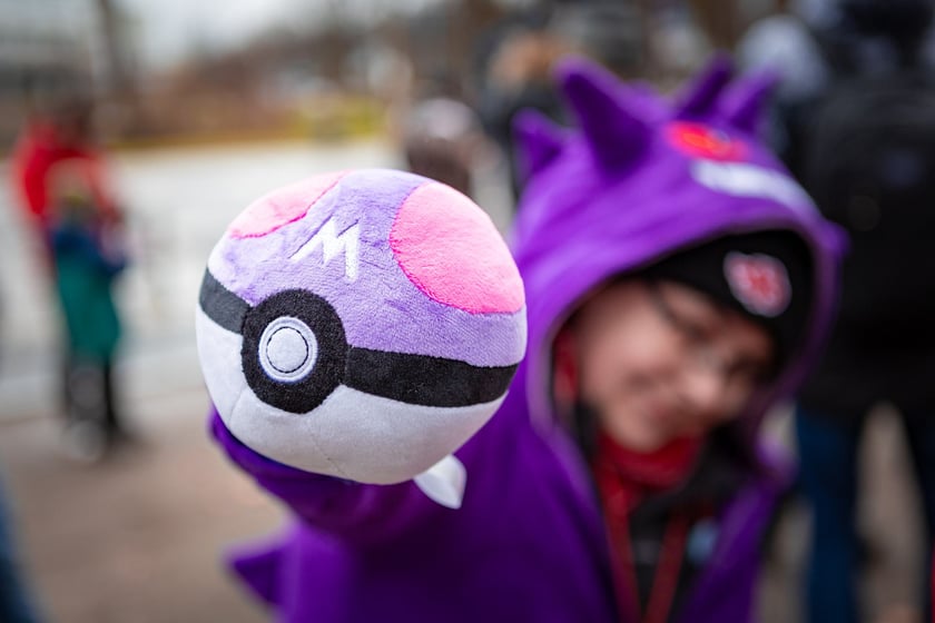 Gra Pokemon Go Tour Park w parku Słowackiego we Wrocławiu (1 marca 2025)