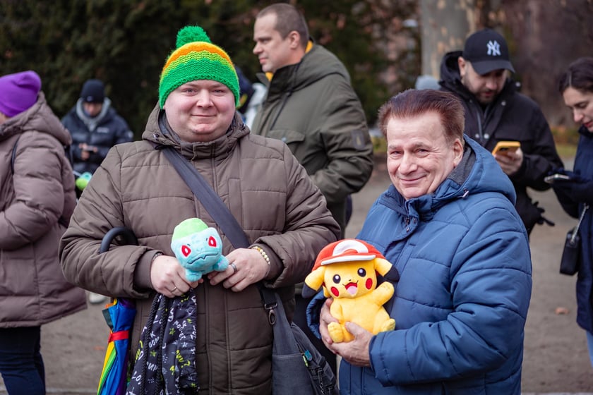 Gra Pokemon Go Tour Park w parku Słowackiego we Wrocławiu (1 marca 2025)
