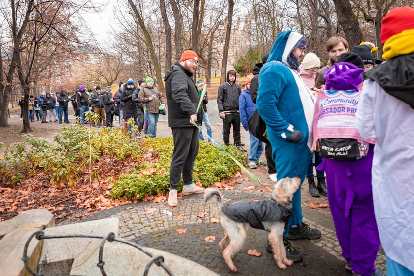 Gra Pokemon Go Tour Park w parku Słowackiego we Wrocławiu (1 marca 2025)