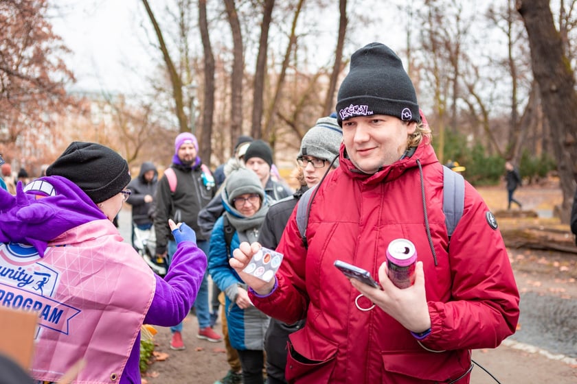 Gra Pokemon Go Tour Park w parku Słowackiego we Wrocławiu (1 marca 2025)