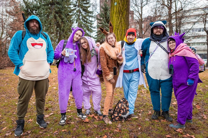 Gra Pokemon Go Tour Park w parku Słowackiego we Wrocławiu (1 marca 2025)