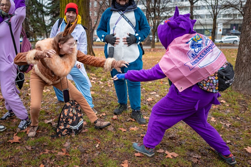 Gra Pokemon Go Tour Park w parku Słowackiego we Wrocławiu (1 marca 2025)