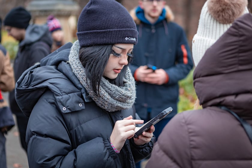 Gra Pokemon Go Tour Park w parku Słowackiego we Wrocławiu (1 marca 2025)