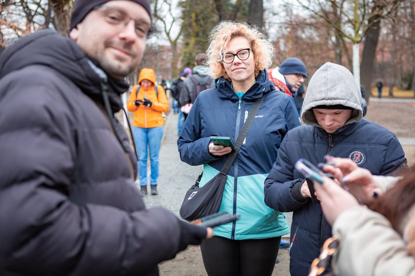 Gra Pokemon Go Tour Park w parku Słowackiego we Wrocławiu (1 marca 2025)