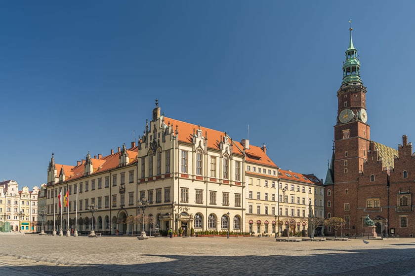 Lockdown we Wrocławiu. Puste ulice. Kwiecień 2020.