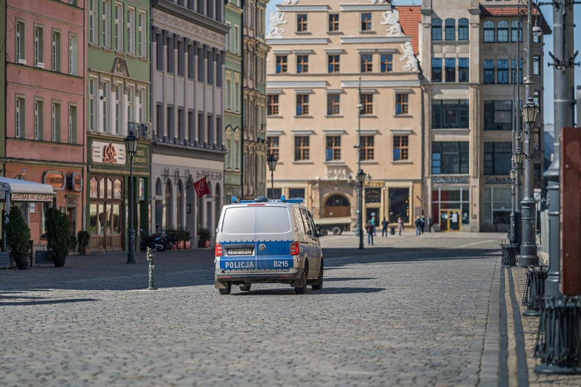 Lockdown we Wrocławiu. Puste ulice. Kwiecień 2020.