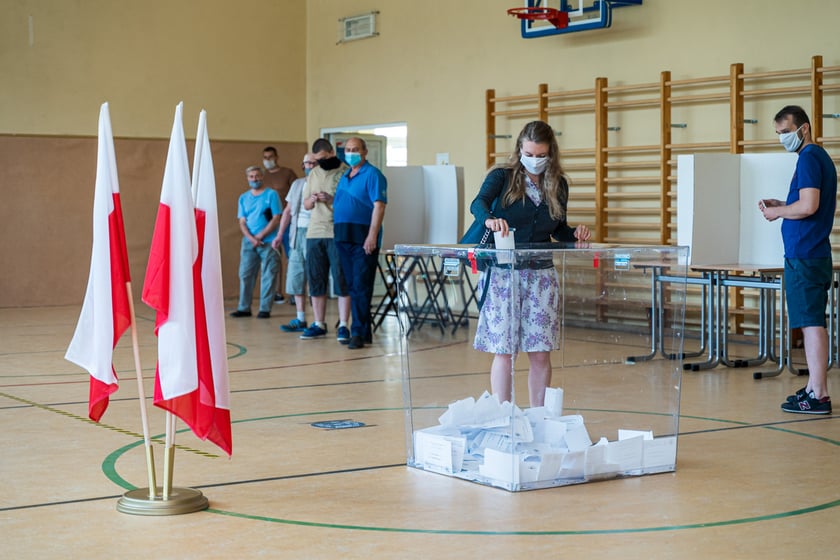 Wybory prezydenckie w warunkach pandemii, lipiec 2020.