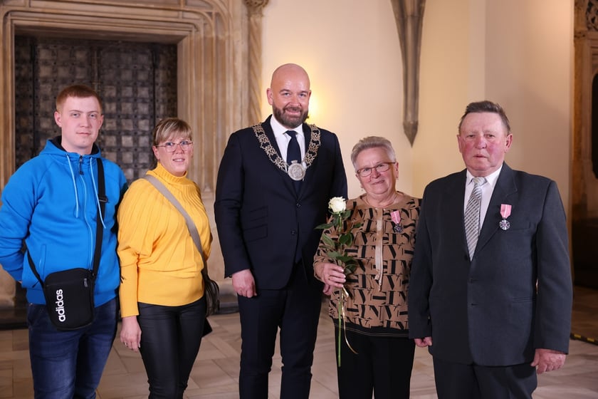 Spotkanie z parami z wieloletnim stażem w Ratuszu - 11.03.2025 r.