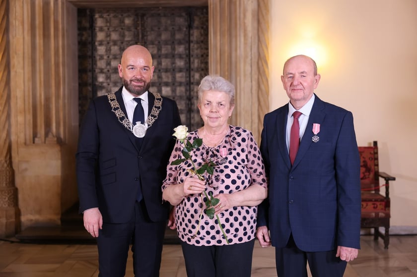 Spotkanie z parami z wieloletnim stażem w Ratuszu - 11.03.2025 r.