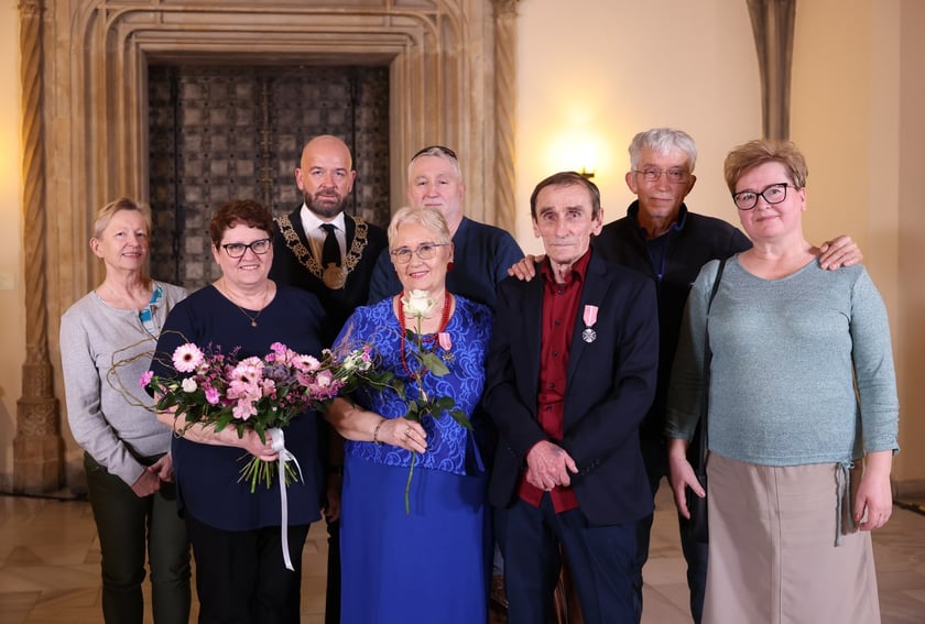Spotkanie z parami z wieloletnim stażem w Ratuszu - 11.03.2025 r.