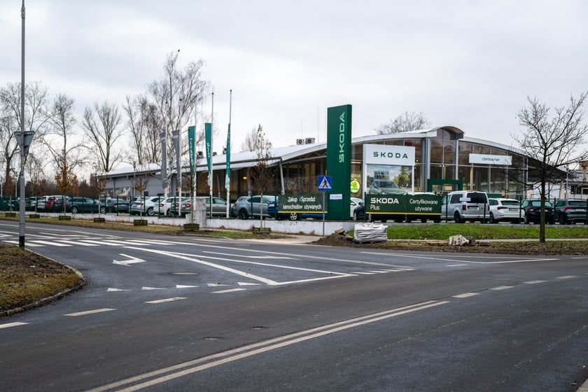 Ulica Balonowa po remoncie (grudzień 2024)