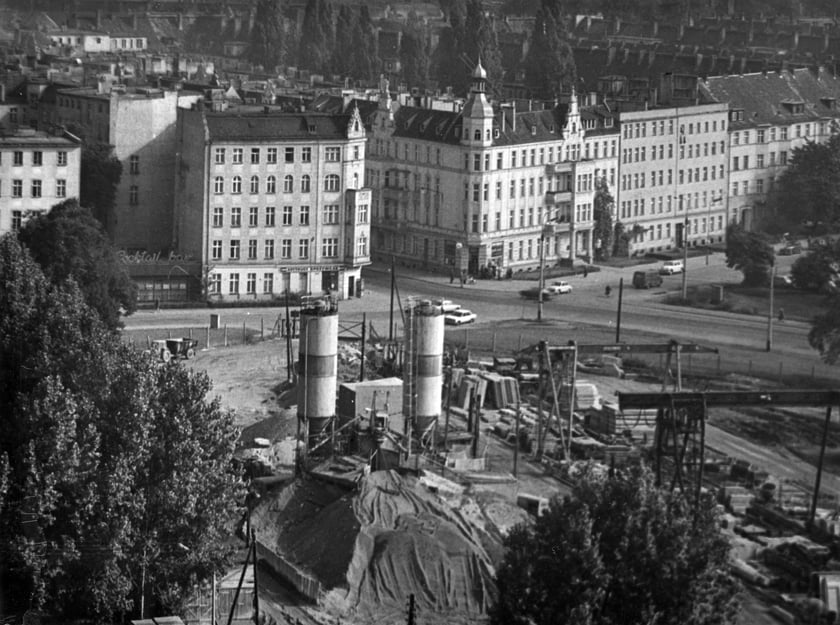 archiwalne zdjęcie z Placu Grunwaldzkiego