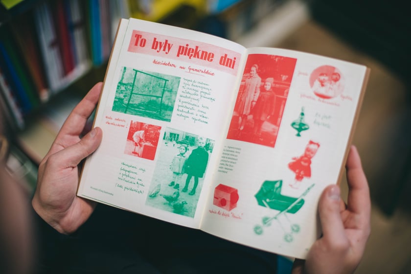 Gazetka, efekt projektu o historii Placu Grunwaldzkiego