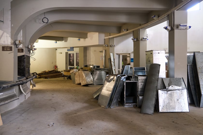 Przebudowa Dużej Sceny w Teatrze Polskim we Wrocławiu, marzec 2025