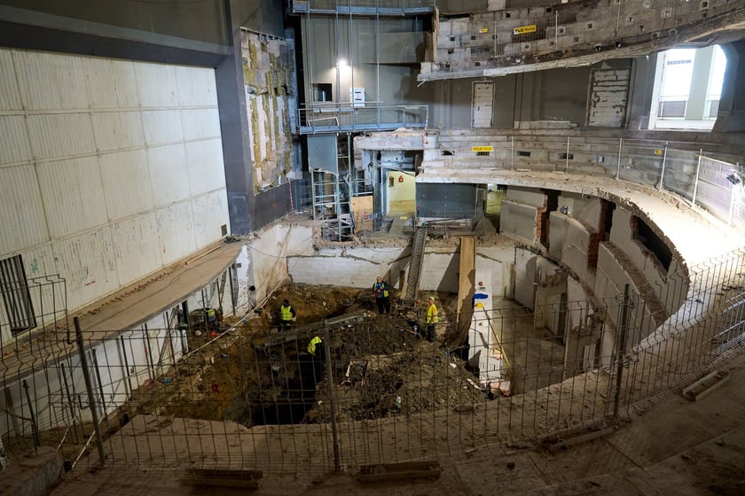 Przebudowa Dużej Sceny w Teatrze Polskim we Wrocławiu, marzec 2025