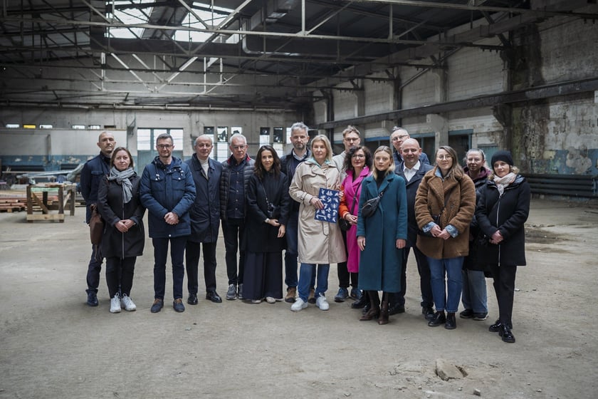 Konferencja w hali przy Kolejowej, przyszłej BWA Wrocław (26 marca 2025 r.)