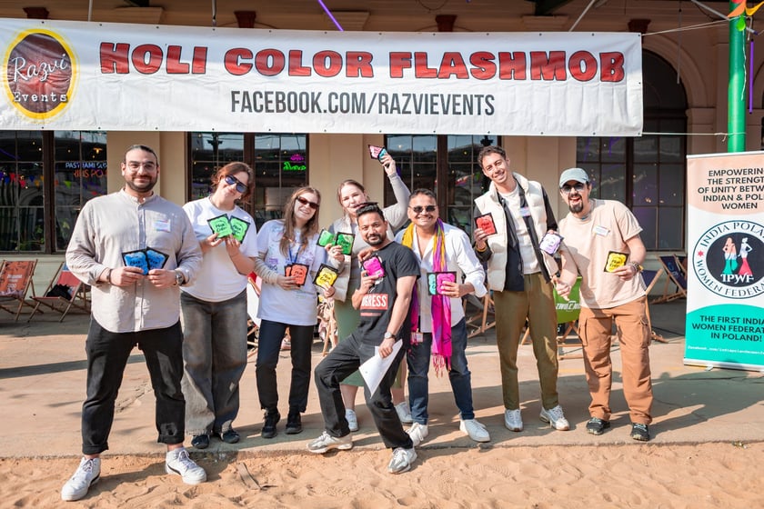 Świetna zabawa w sobotę 29 marca na Świebodzkim - Wroclaw Holi Celebration 2025, czyli Festiwalu Kolorów