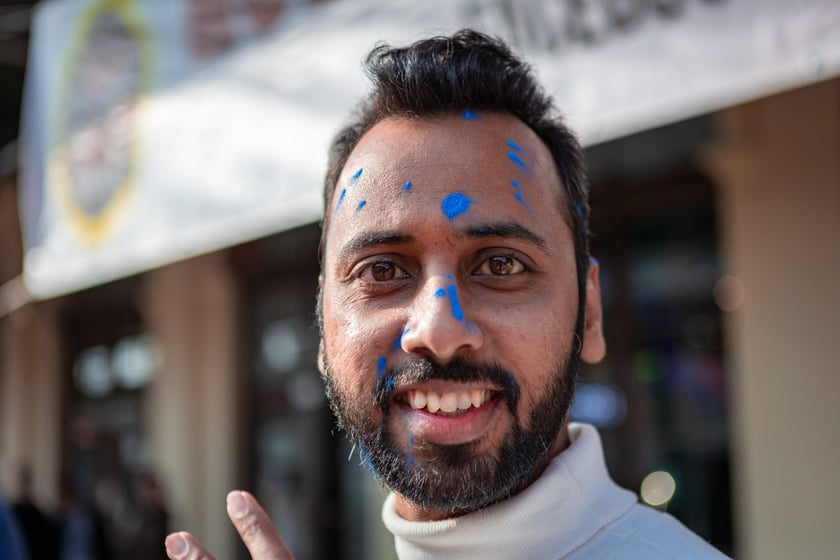 Świetna zabawa w sobotę 29 marca na Świebodzkim - Wroclaw Holi Celebration 2025, czyli Festiwalu Kolorów