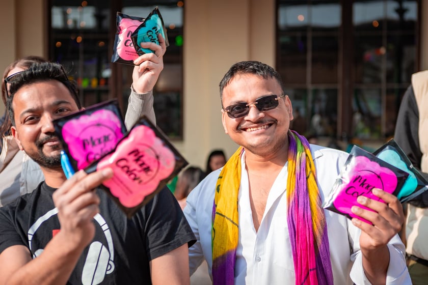 Świetna zabawa w sobotę 29 marca na Świebodzkim - Wroclaw Holi Celebration 2025, czyli Festiwalu Kolorów